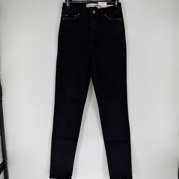 american tall Denim - NEW American Tall Jeans Lola Ultra High Rise Stretch Slim Size 25/35 Black